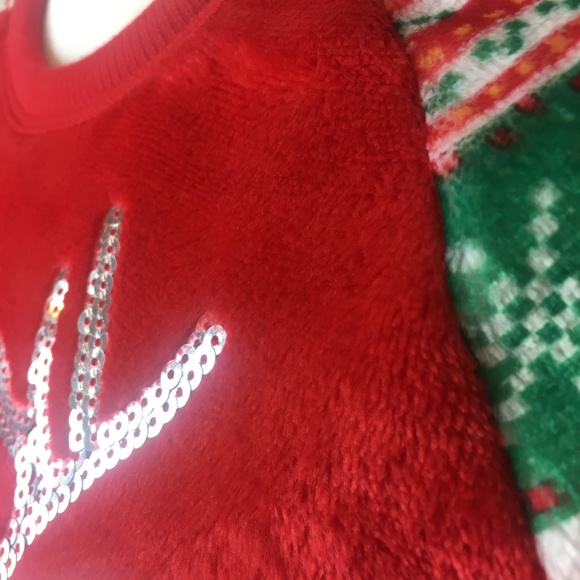Mickey Mouse Sequin Reindeer Christmas Sweater - Picture 5 of 8